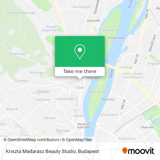 Kriszta Madarász Beauty Studio map