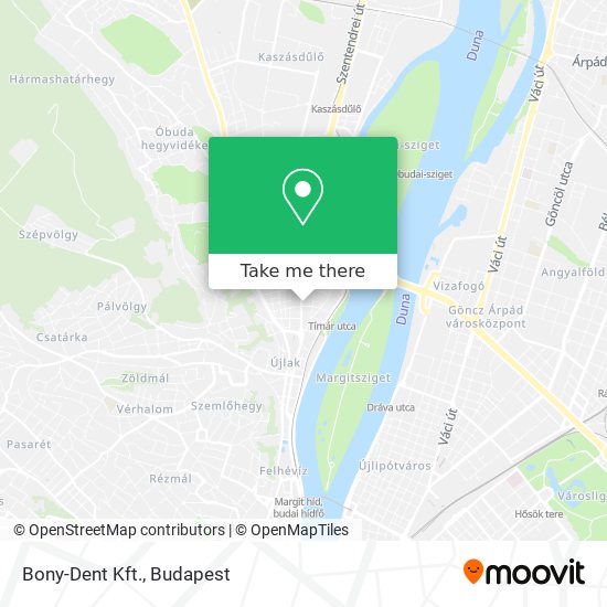 Bony-Dent Kft. map