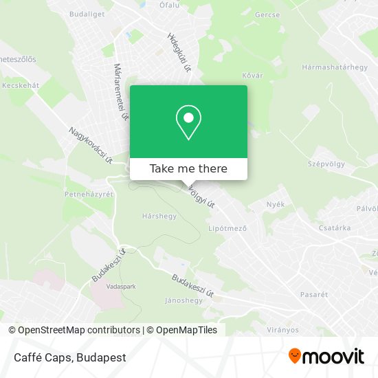Caffé Caps map