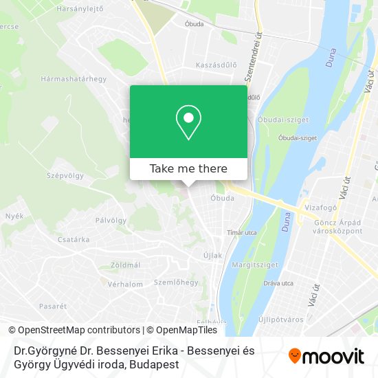 Dr.Györgyné Dr. Bessenyei Erika - Bessenyei és György Ügyvédi iroda map