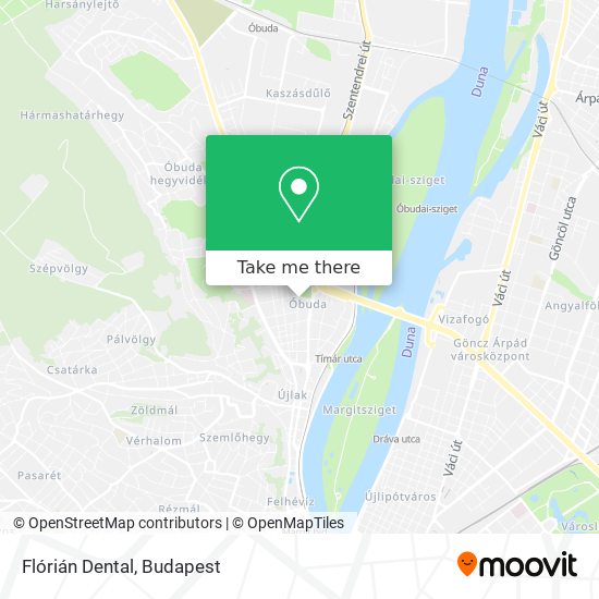 Flórián Dental map