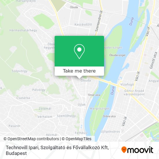 Technovill Ipari, Szolgáltató és Fővállalkozó Kft map