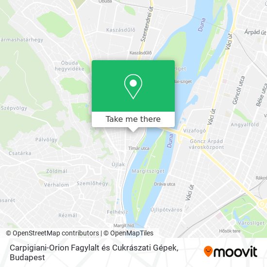 Carpigiani-Orion Fagylalt és Cukrászati Gépek map