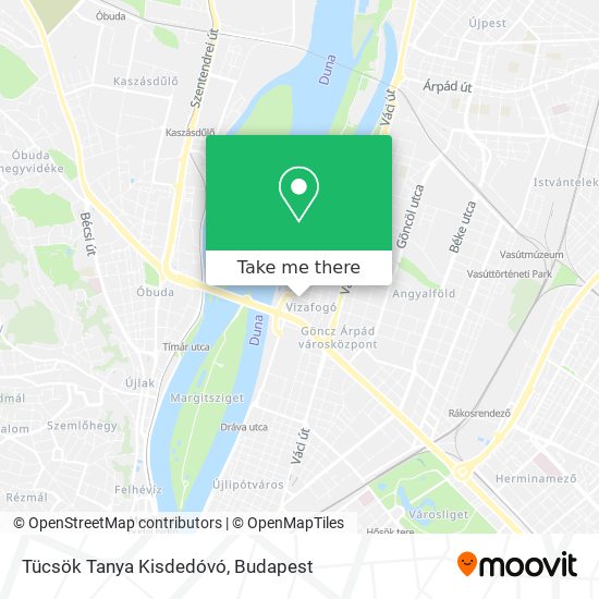 Tücsök Tanya Kisdedóvó map