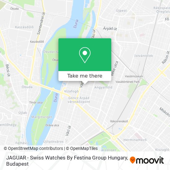 JAGUAR - Swiss Watches By Festina Group Hungary map