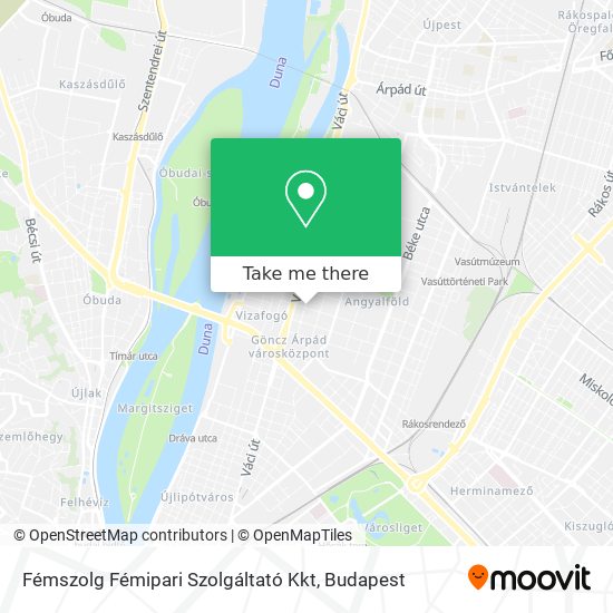 Fémszolg Fémipari Szolgáltató Kkt map