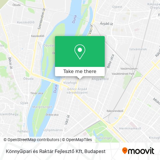 Könnyűipari és Raktár Fejlesztő Kft map