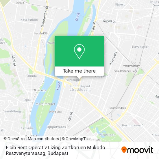 Flcib Rent Operativ Lizing Zartkoruen Mukodo Reszvenytarsasag map