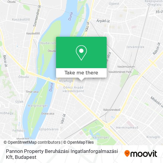 Pannon Property Beruházási Ingatlanforgalmazási Kft map