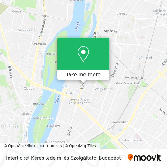 Interticket Kereskedelmi és Szolgáltató map