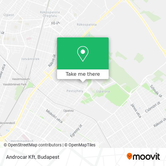 Androcar Kft map