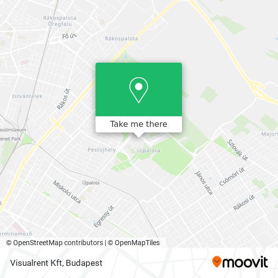 Visualrent Kft map