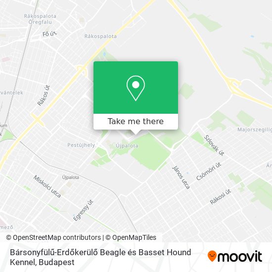 Bársonyfülű-Erdőkerülő Beagle és Basset Hound Kennel map