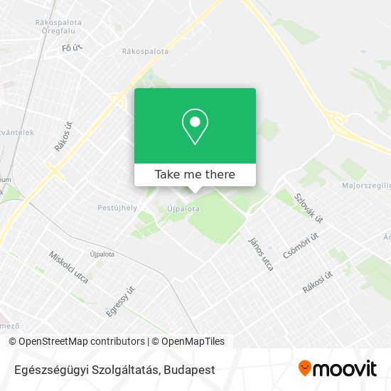 Egészségügyi Szolgáltatás map