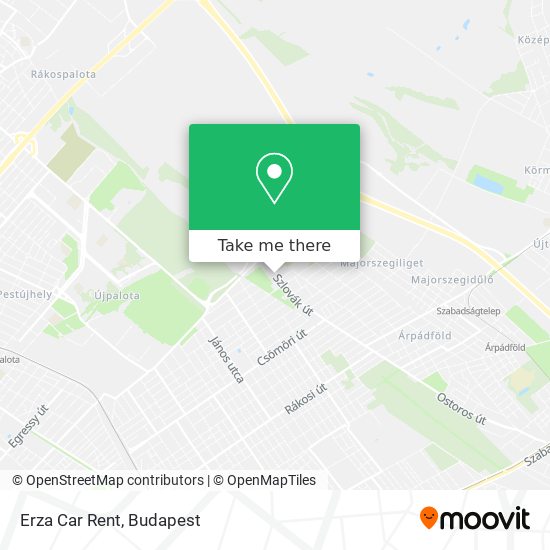 Erza Car Rent map