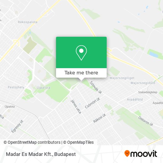 Madar Es Madar Kft. map