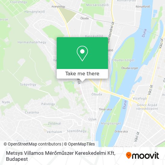 Metsys Villamos Mérőműszer Kereskedelmi Kft map