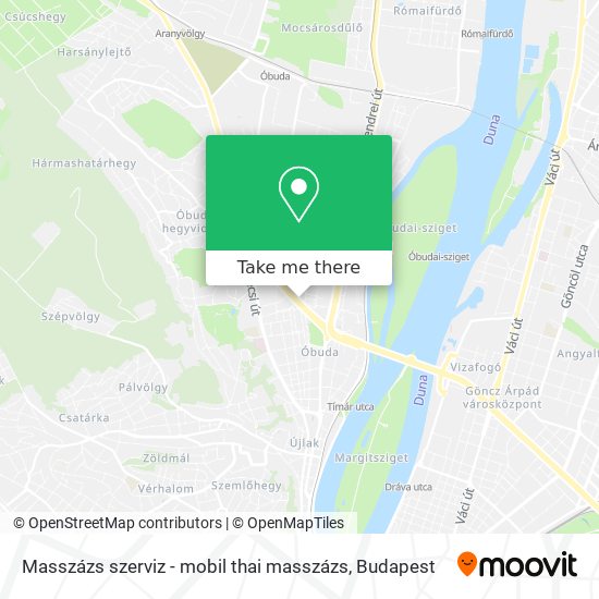 Masszázs szerviz - mobil thai masszázs map
