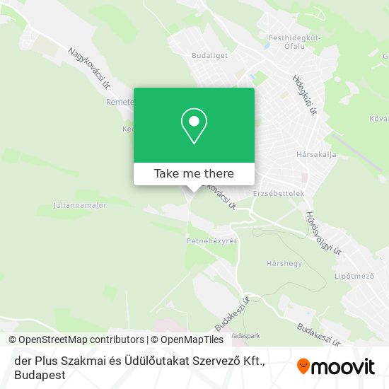 der Plus Szakmai és Üdülőutakat Szervező Kft. map