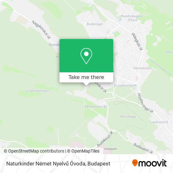 Naturkinder Német Nyelvű Óvoda map