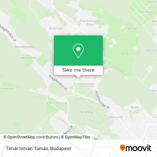 Timár István Tamás map