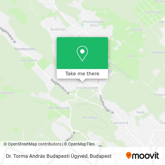 Dr. Torma András Budapesti Ügyvéd map