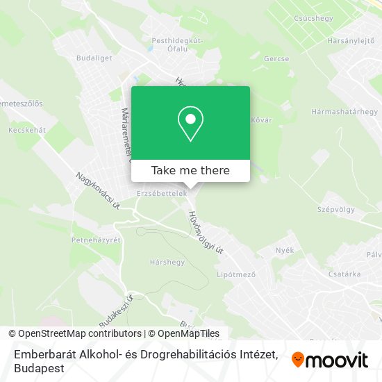 Emberbarát Alkohol- és Drogrehabilitációs Intézet map