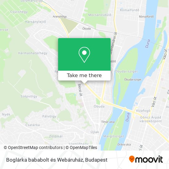 Boglárka bababolt és Webáruház map