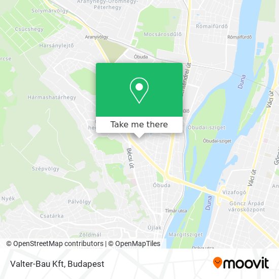 Valter-Bau Kft map