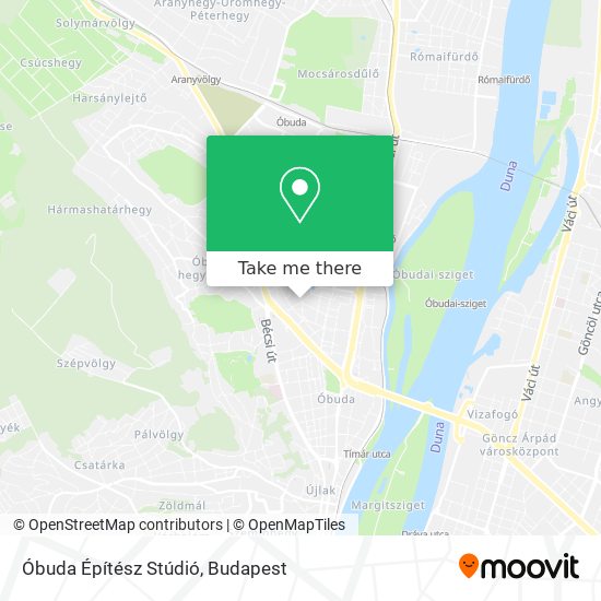 Óbuda Építész Stúdió map