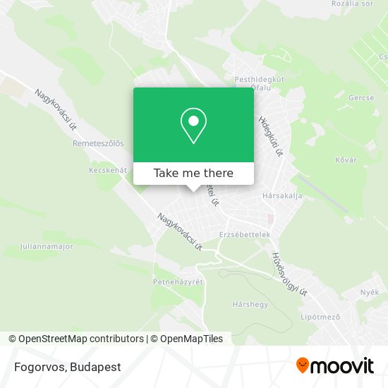 Fogorvos map