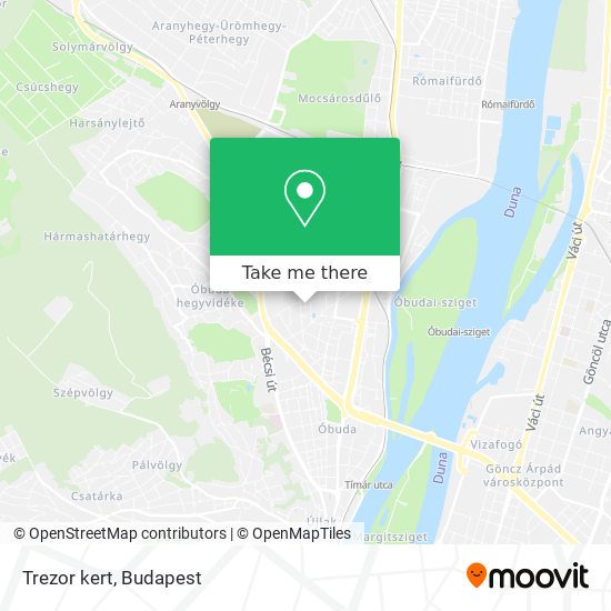 Trezor kert map