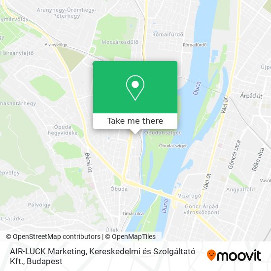 AIR-LUCK Marketing, Kereskedelmi és Szolgáltató Kft. map