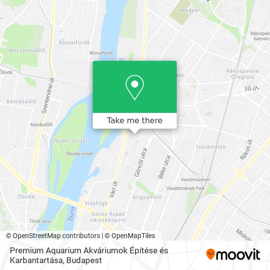 Premium Aquarium Akváriumok Építése és Karbantartása map