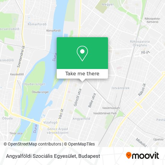 Angyalföldi Szociális Egyesület map