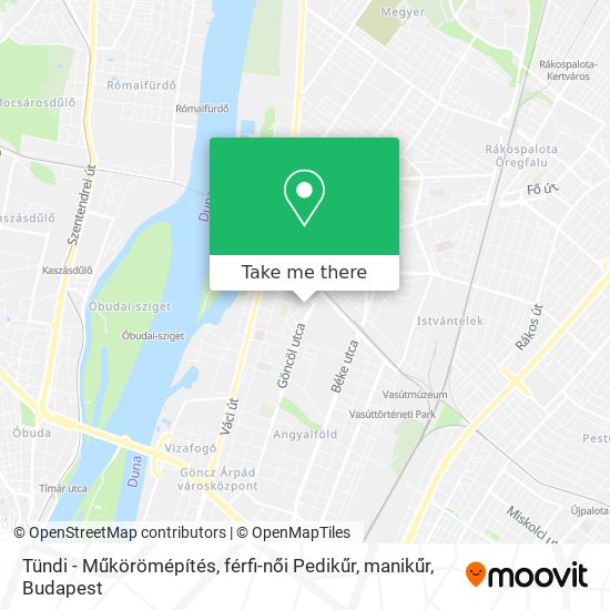 Tündi - Műkörömépítés, férfi-női Pedikűr, manikűr map