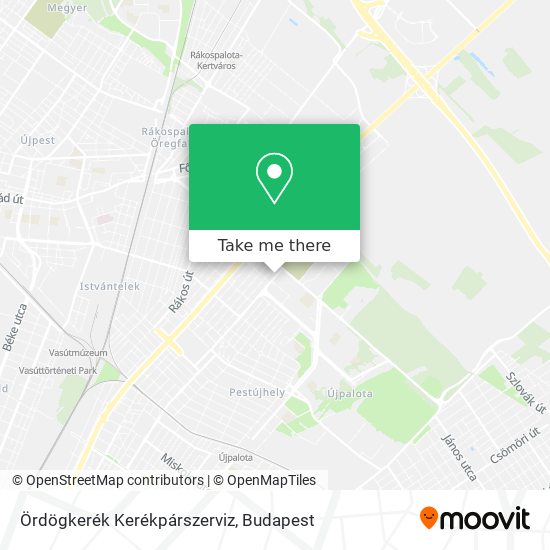 Ördögkerék Kerékpárszerviz map