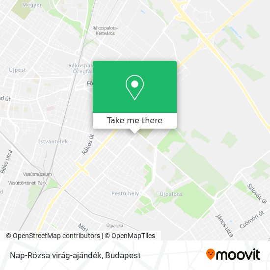 Nap-Rózsa virág-ajándék map