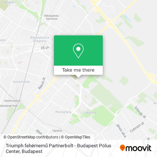Triumph fehérnemű Partnerbolt - Budapest Pólus Center map