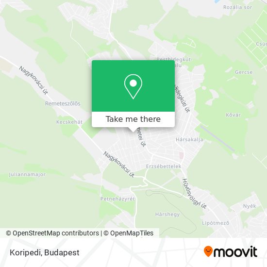 Koripedi map