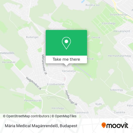 Mária Medical Magánrendelő map