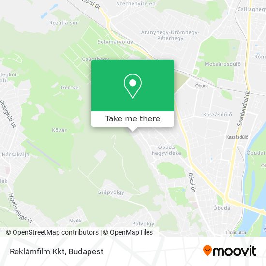 Reklámfilm Kkt map