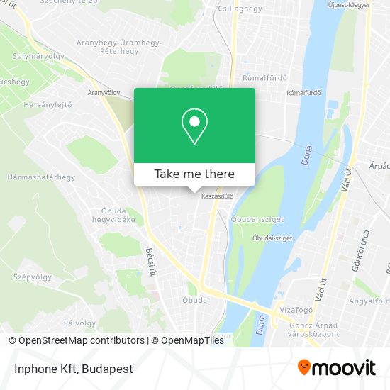 Inphone Kft map