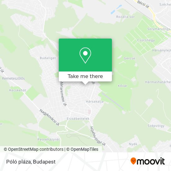 Póló pláza map