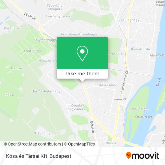 Kósa és Társai Kft map