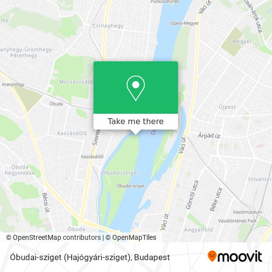 Óbudai-sziget (Hajógyári-sziget) map