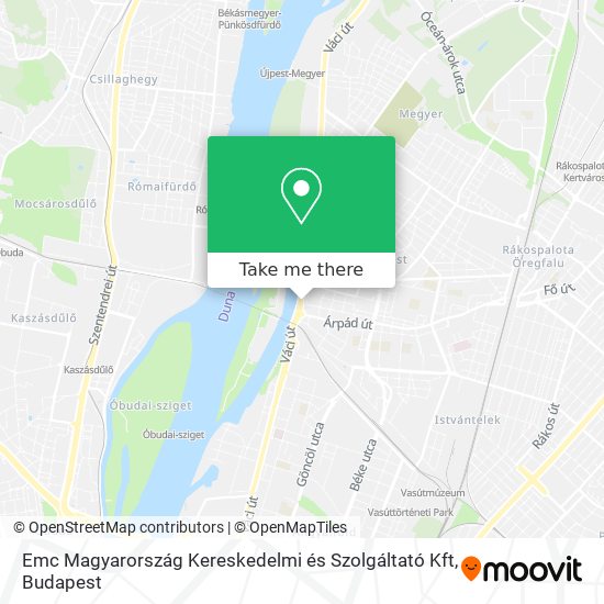 Emc Magyarország Kereskedelmi és Szolgáltató Kft map