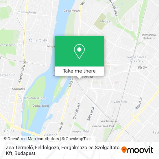 Zea Termelő, Feldolgozó, Forgalmazó és Szolgáltató Kft map