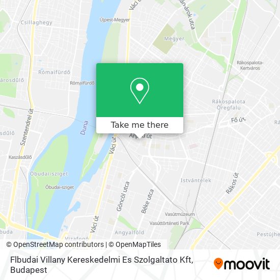 Flbudai Villany Kereskedelmi Es Szolgaltato Kft map