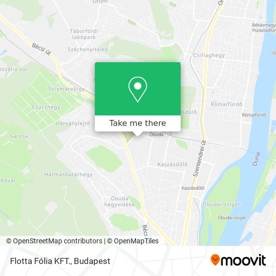 Flotta Fólia KFT. map